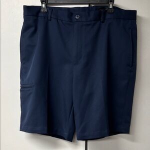 Greg Norman Collection Dark Blue Flat Front Shorts